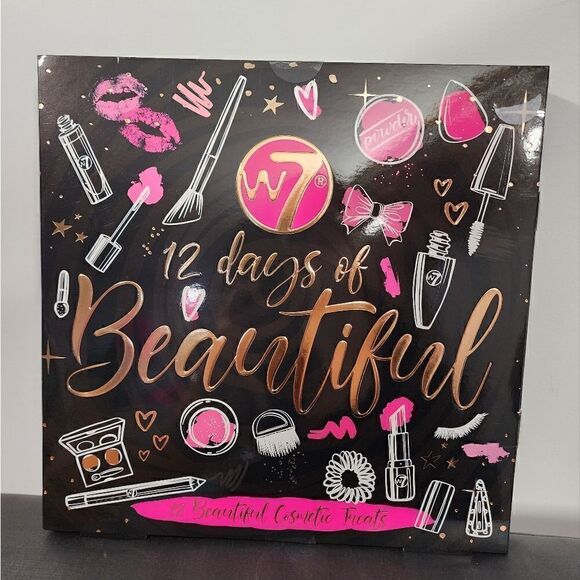 W7 New 12 Days of Beautiful Gift Set 12 Individually Boxed Makeup - Picture 1 of 5